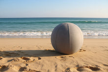 Load image into Gallery viewer, Premium Yoga Ball with Polyester Cover and Handle