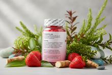 Load image into Gallery viewer, Magnesium, Calcium and Zinc with Ashwaganda Strawberry