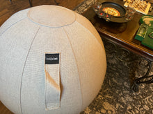Load image into Gallery viewer, Premium Yoga Ball with Polyester Cover and Handle